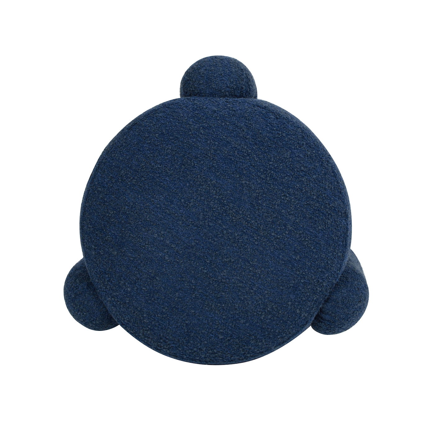 Hugo - Round Fully Upholstered Ottoman Jennifer Taylor Home