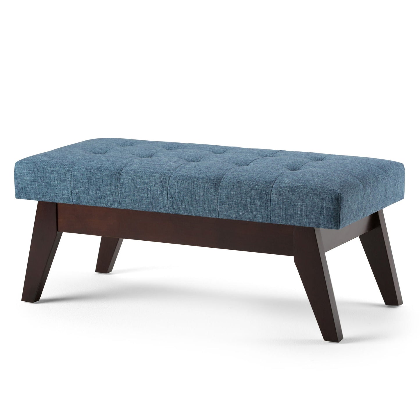 Draper - Upholstered Mid Century Tufted Ottoman Bench Simpli-Home
