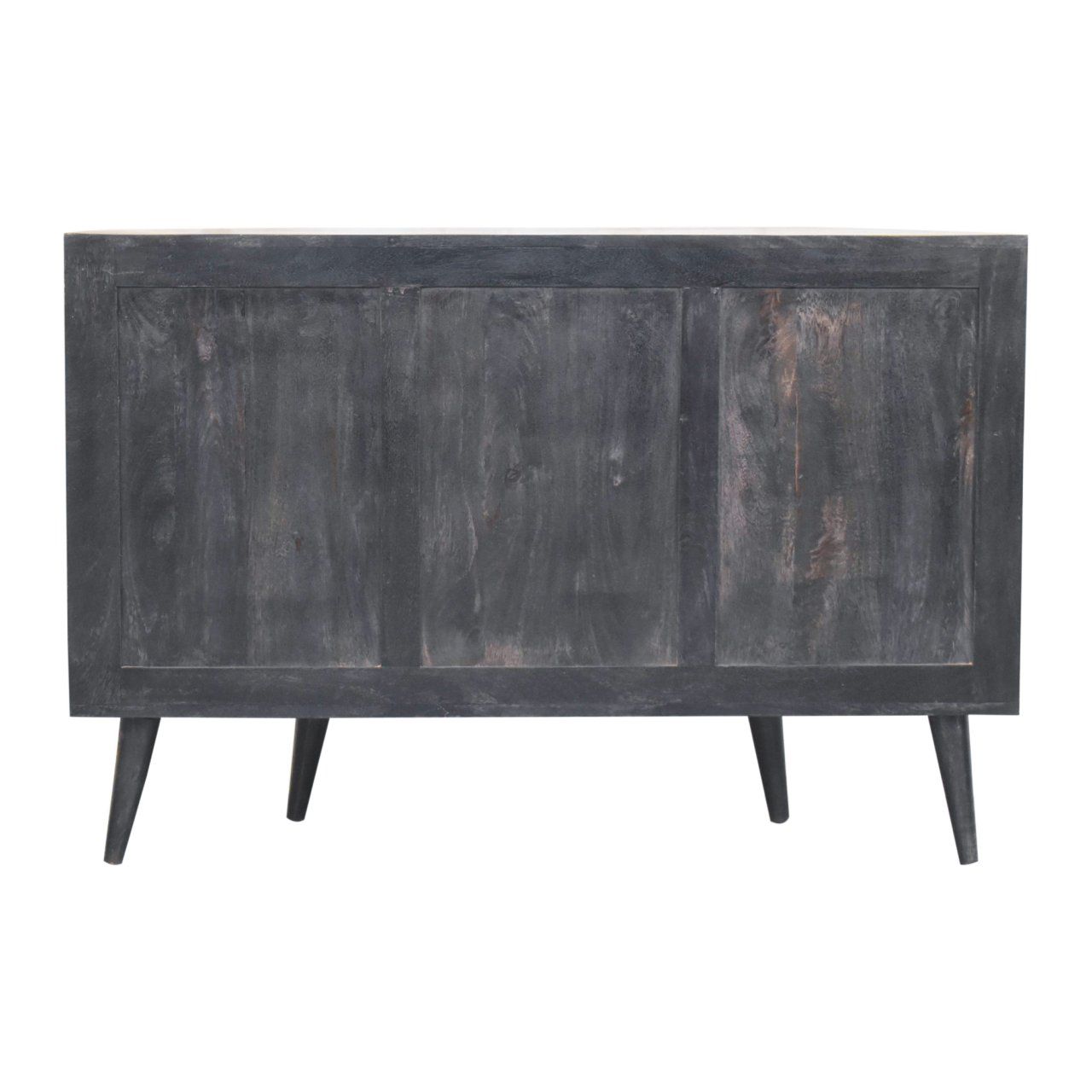 Quad - T Bar Cabinet - Ash Black Artisan Furniture