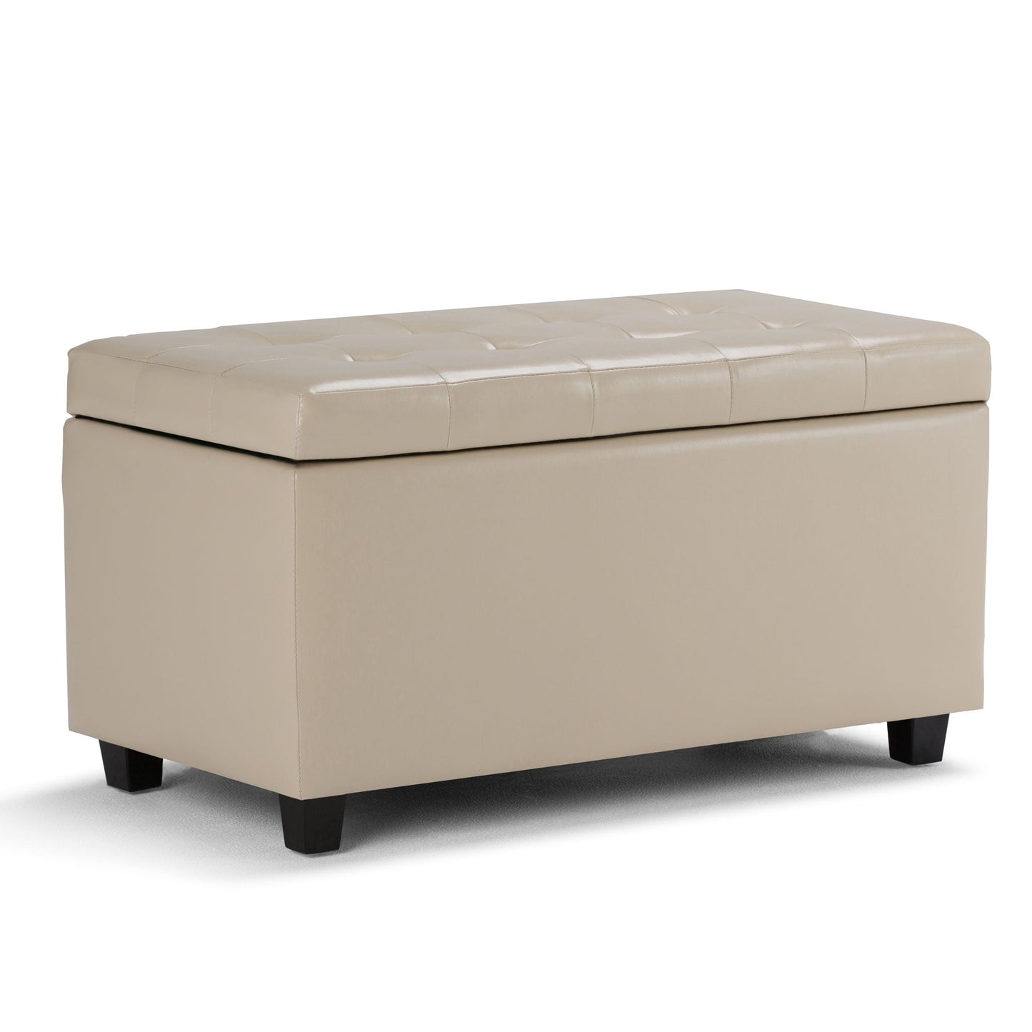 Cosmopolitan - Upholstered Storage Ottoman Simpli-Home