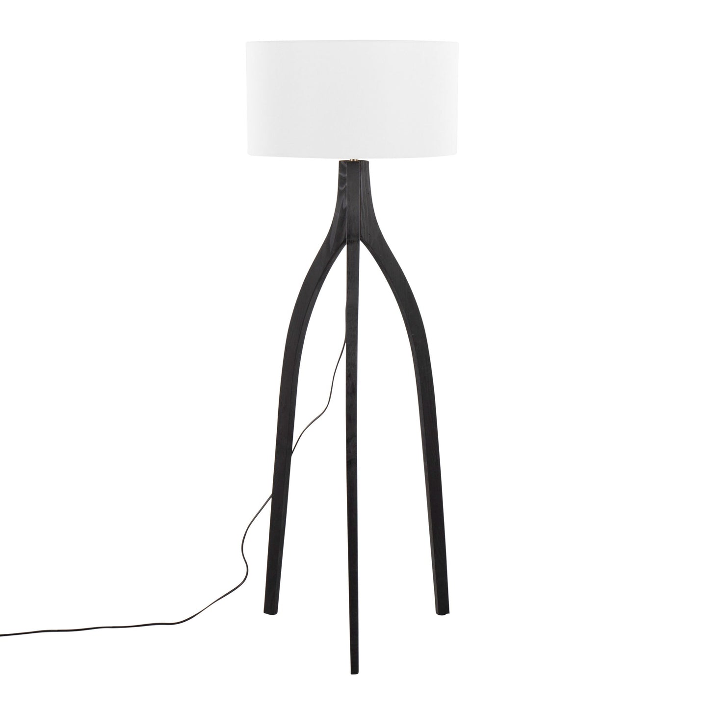 Wishbone - Contemporary Floor Lamp Lumi Source