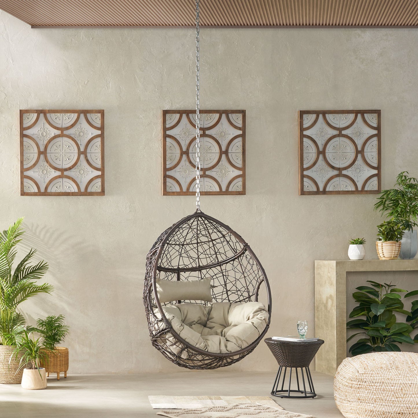 Teardrop - Hanging Chair With 8Ft Chain Noble House