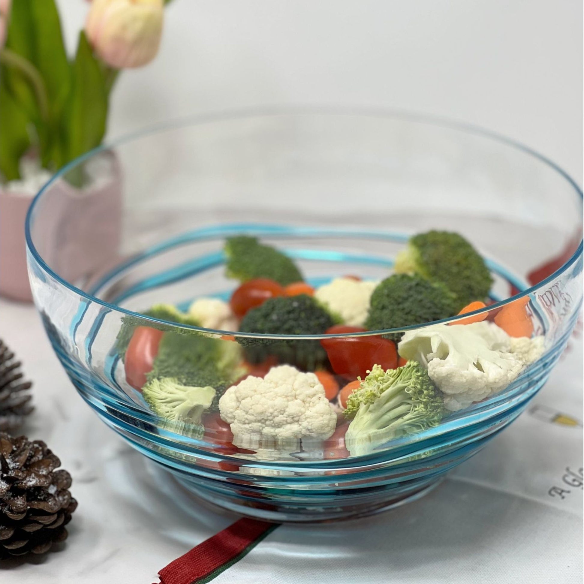Swirl Acrylic Serving Bowls, Unbreakable Daily Nest