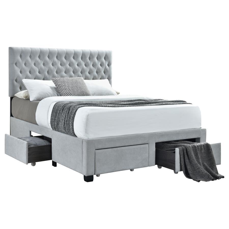 Soledad - Upholstered Storage Panel Bed CoasterEssence