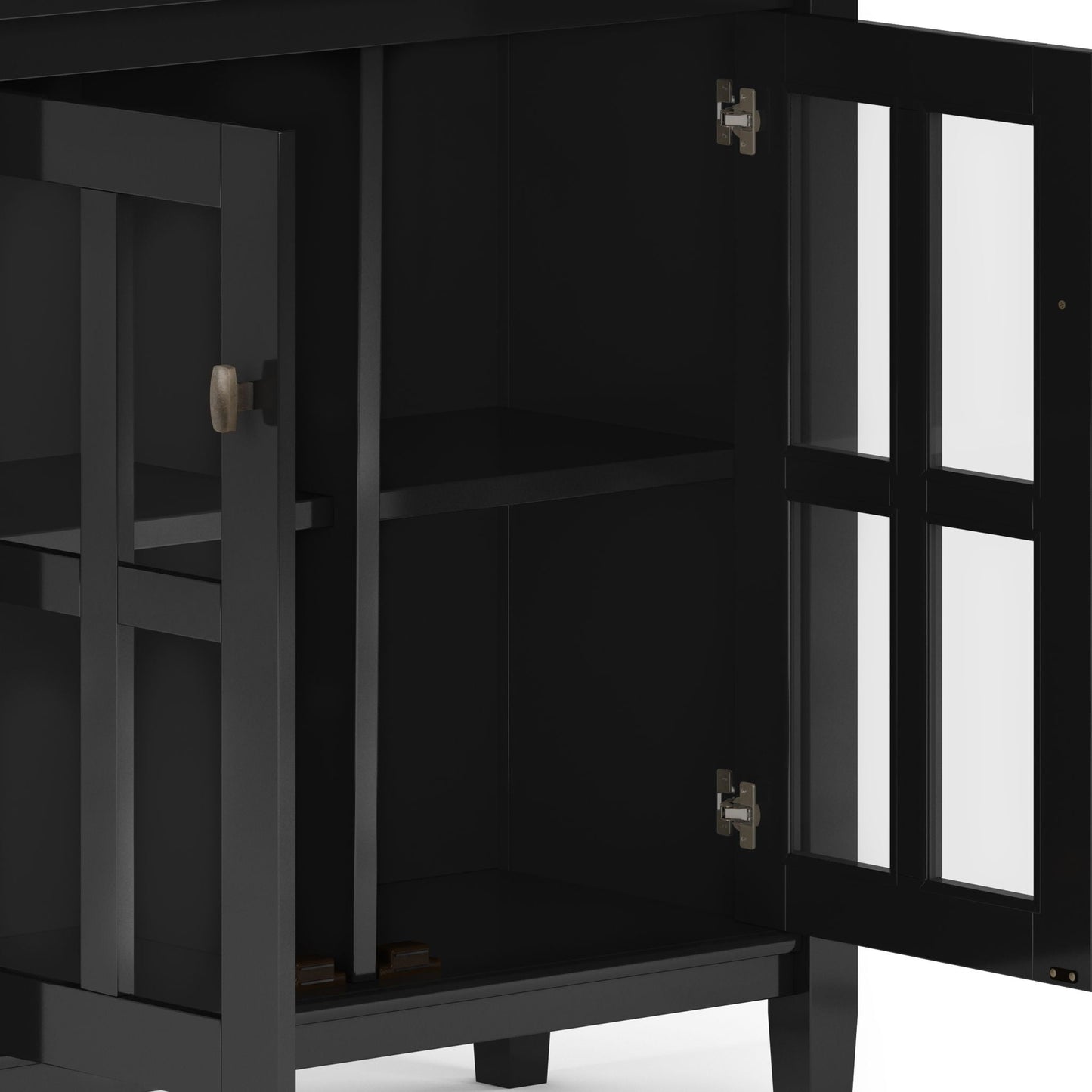 Warm Shaker - Handcrafted Low Storage Cabinet Simpli-Home