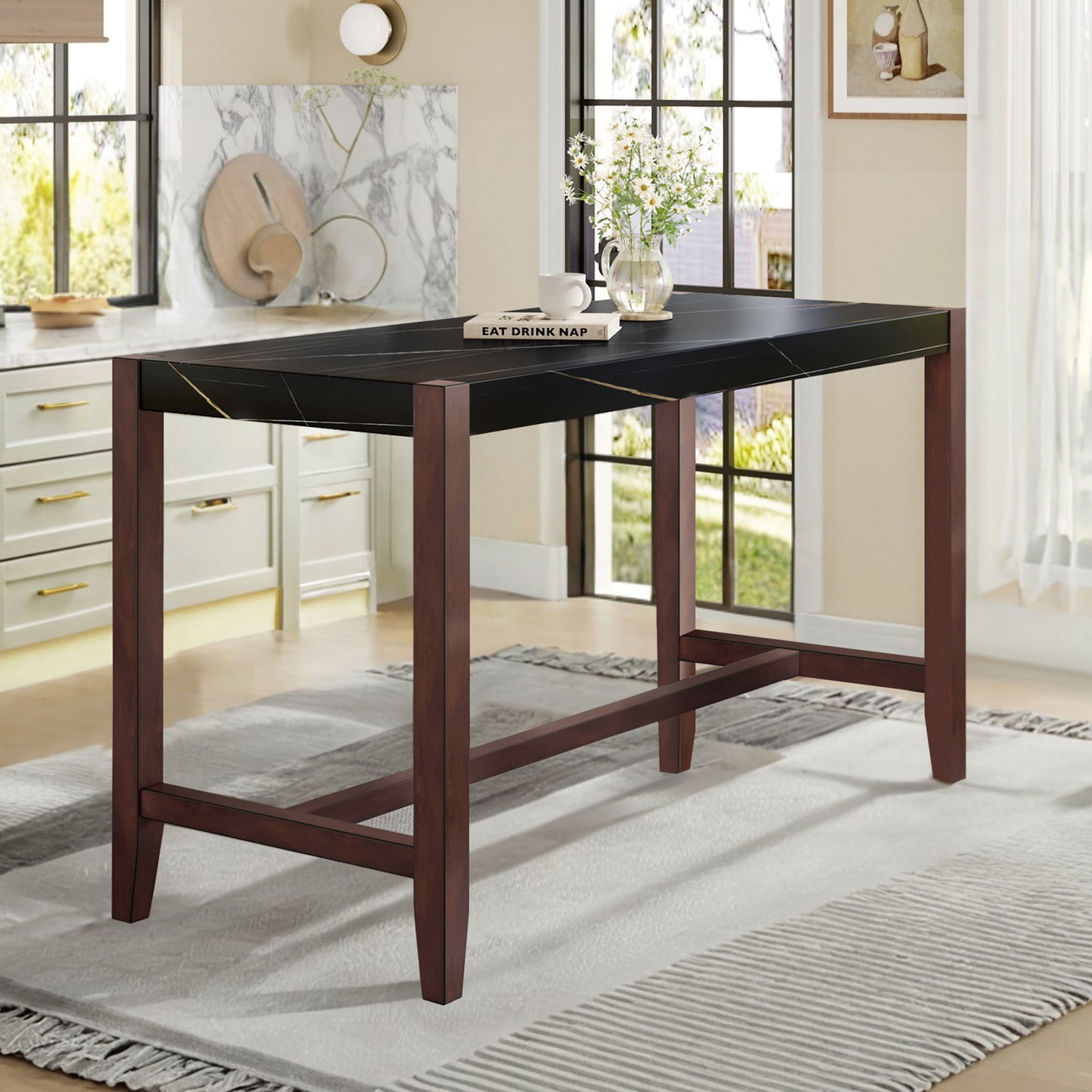 Counter Height Bar Table For Kitchen Hearth and Haven