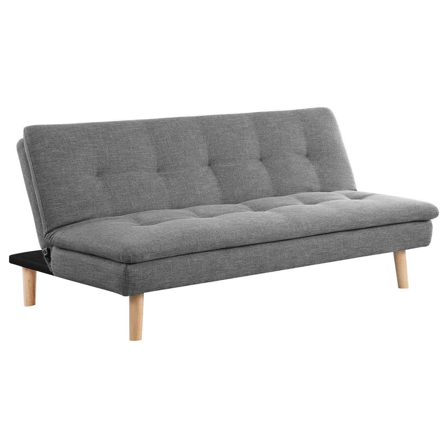 Scout - Upholstered Tufted Convertible Sofa Bed - Gray Coaster Fine Furniture