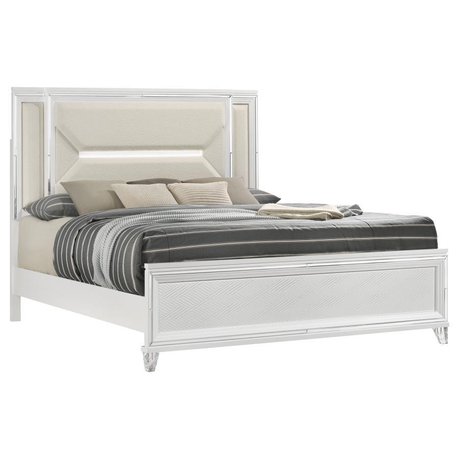 Marmore - Panel Bed LED Headboard Coaster Fine Furniture