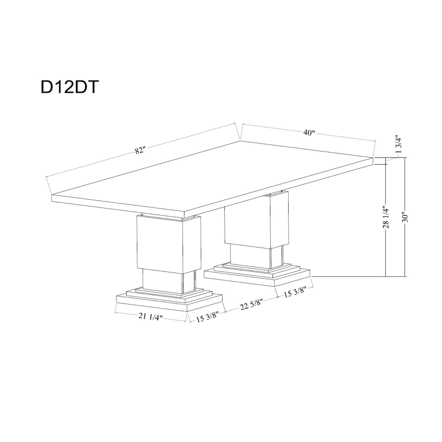 Stacey - Dining Table With Pedestal Base - Beige Global Furniture USA