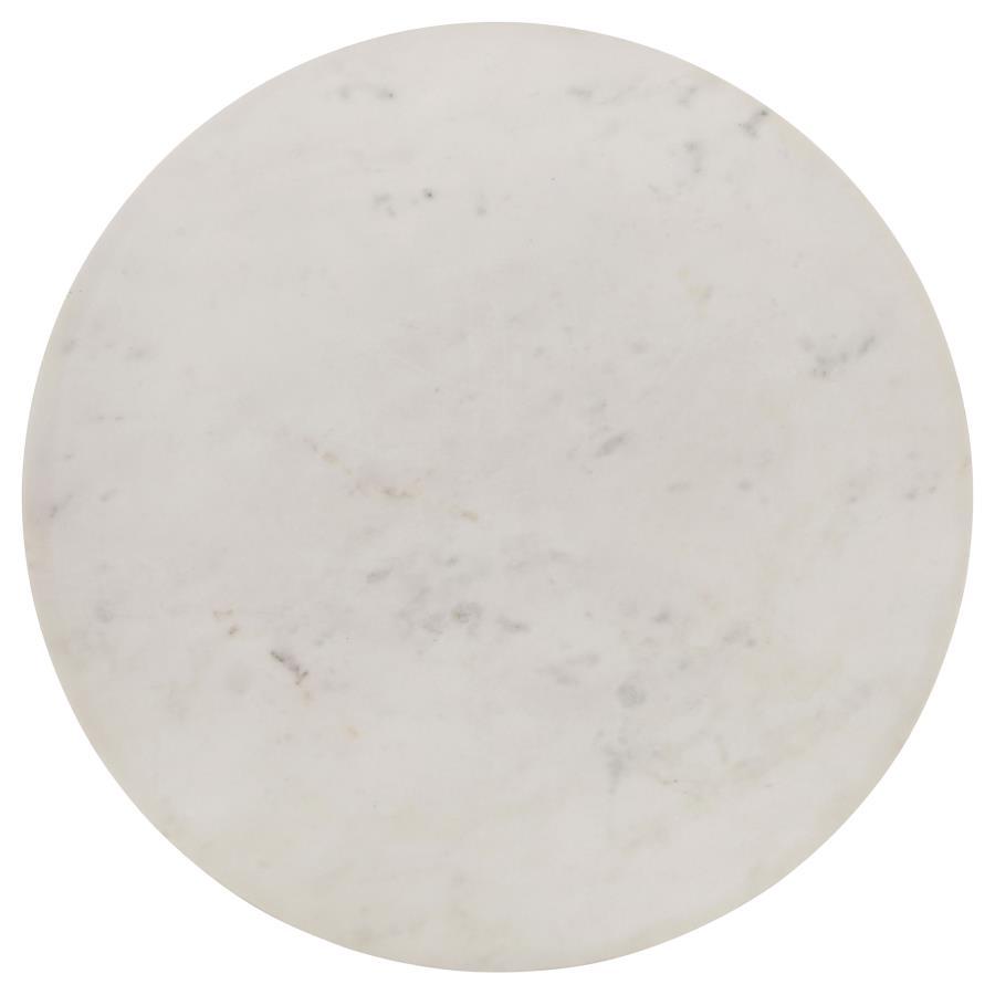 Aldis - Round Marble Top Table Coaster Fine Furniture