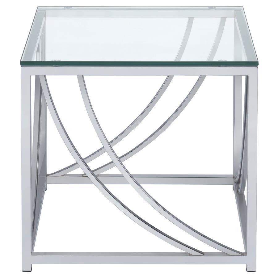 Lille - Glass Top Entryway Sofa Console Table Accents CoasterEssence