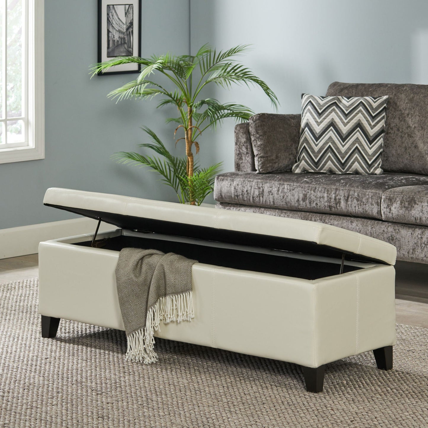 Glouster - Contemporary Storage Ottoman Noble House