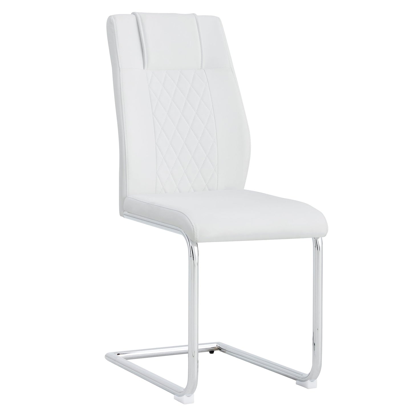 Modern Dining Chairs With Padded Seat, Metal Legs Home Essentials