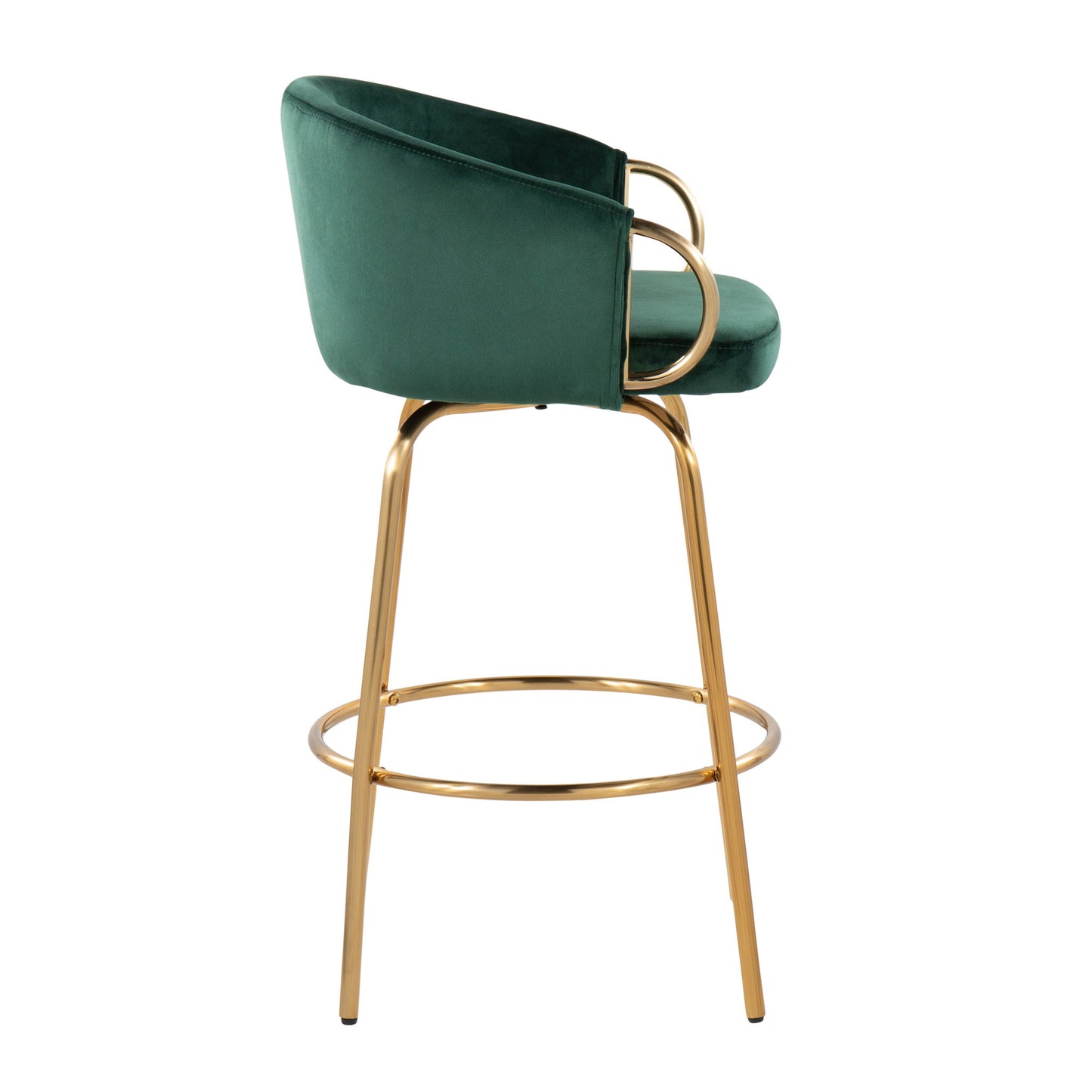 Claire - Contemporary & Glam Counter Stool (Set of 2) Lumi Source