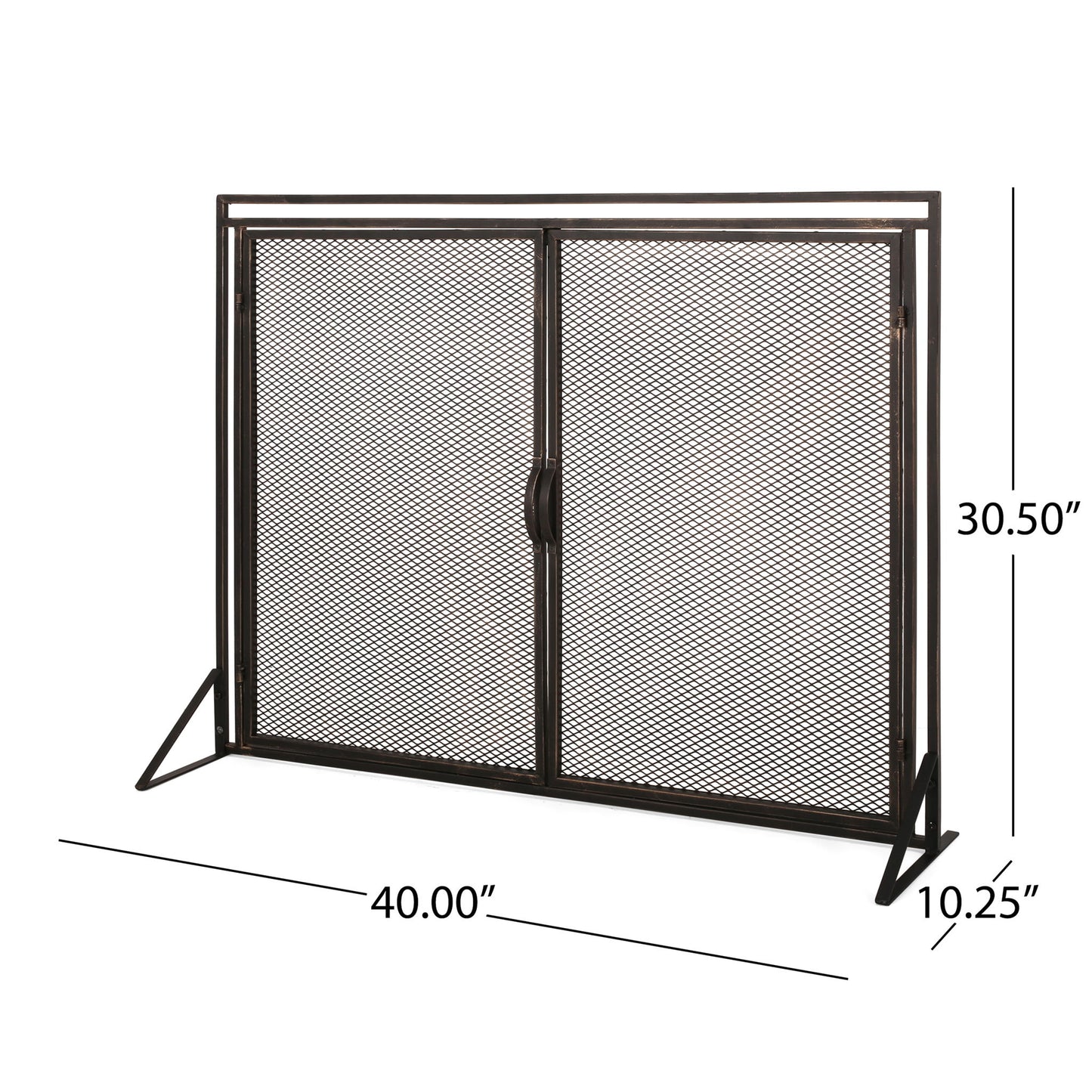 Samantha - Iron Fireplace Screen 2 Door Design Noble House