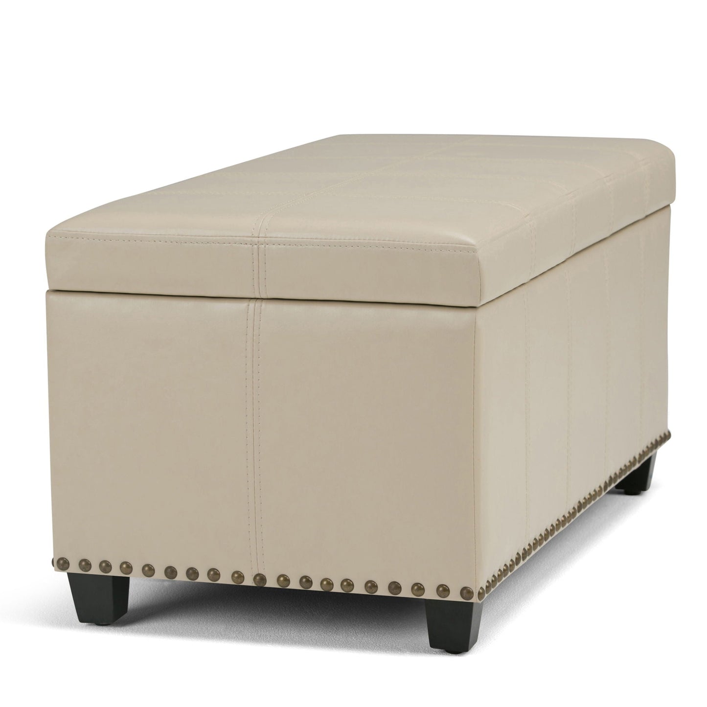 Amelia - Transitional Storage Ottoman Bench Simpli-Home