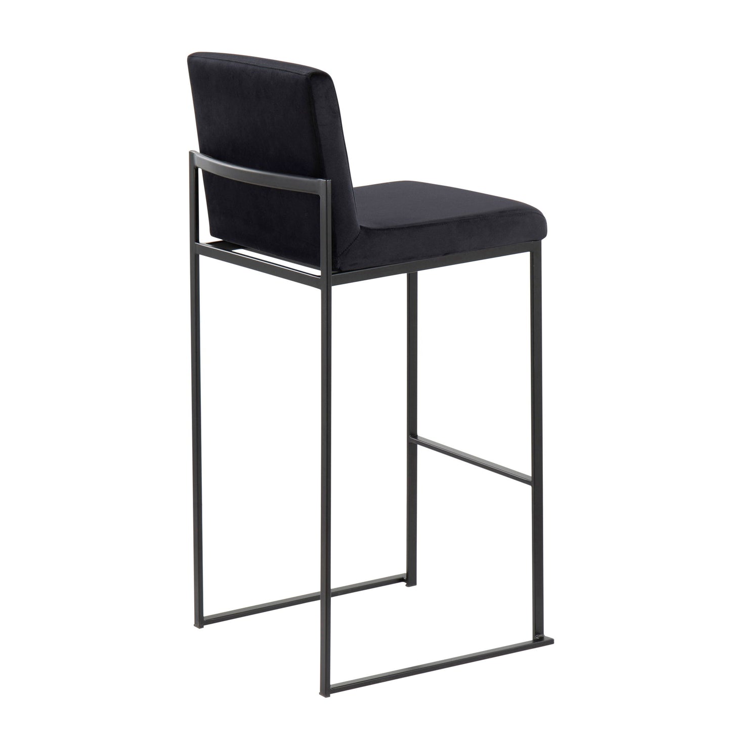 Fuji - Contemporary High Back Barstool Elegant Design Lumi Source