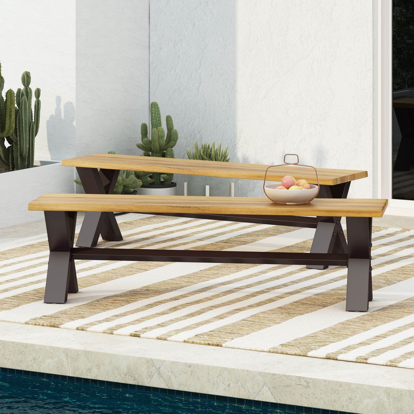 Sanibel - Dining Bench - Teak Noble House