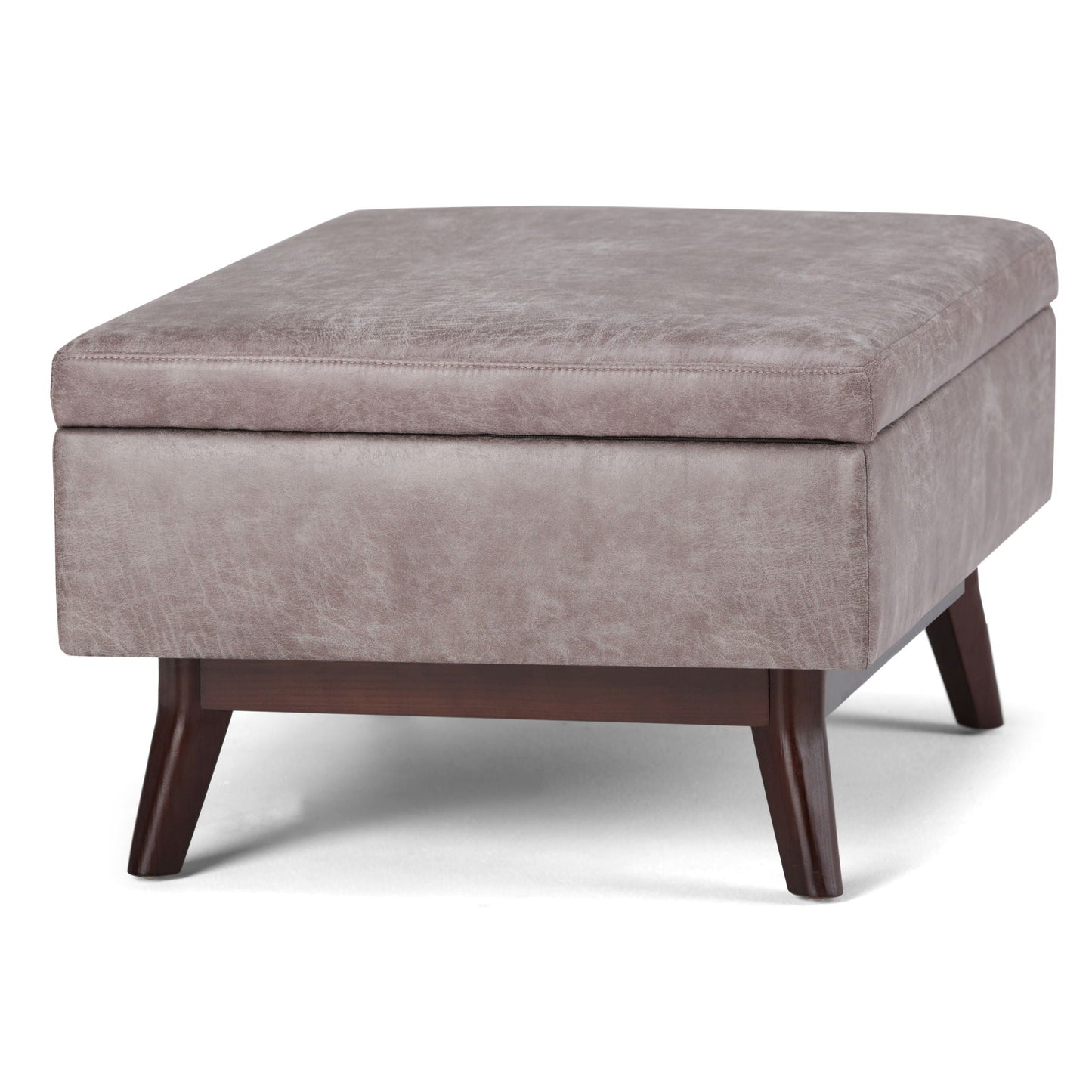 Owen - Upholstered Rectangular Storage Ottoman Simpli-Home