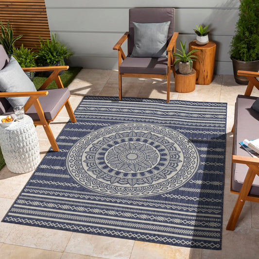 Sunshine - Indoor / Outdoor Area Rug - Polypropylene Icona Home Decor