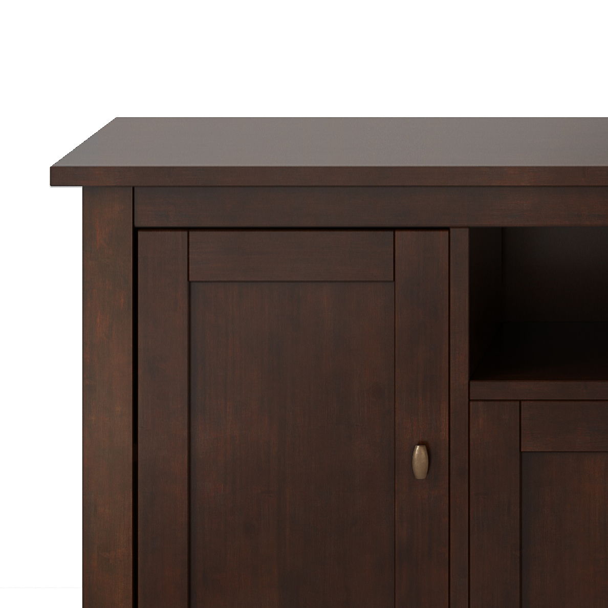 Warm Shaker - TV Media Stand, Handcrafted Simpli-Home