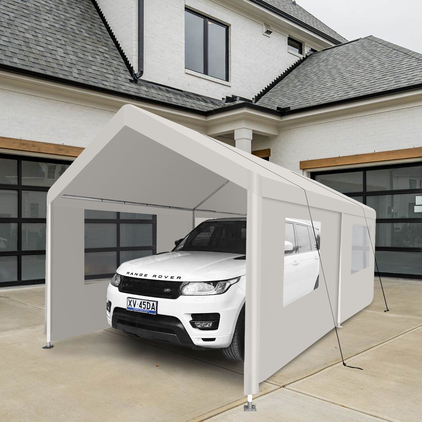 Carport, 10x20 Heavy Duty Portable Carport Garage Tent For Outdoor Storage Shelter Home Essentials