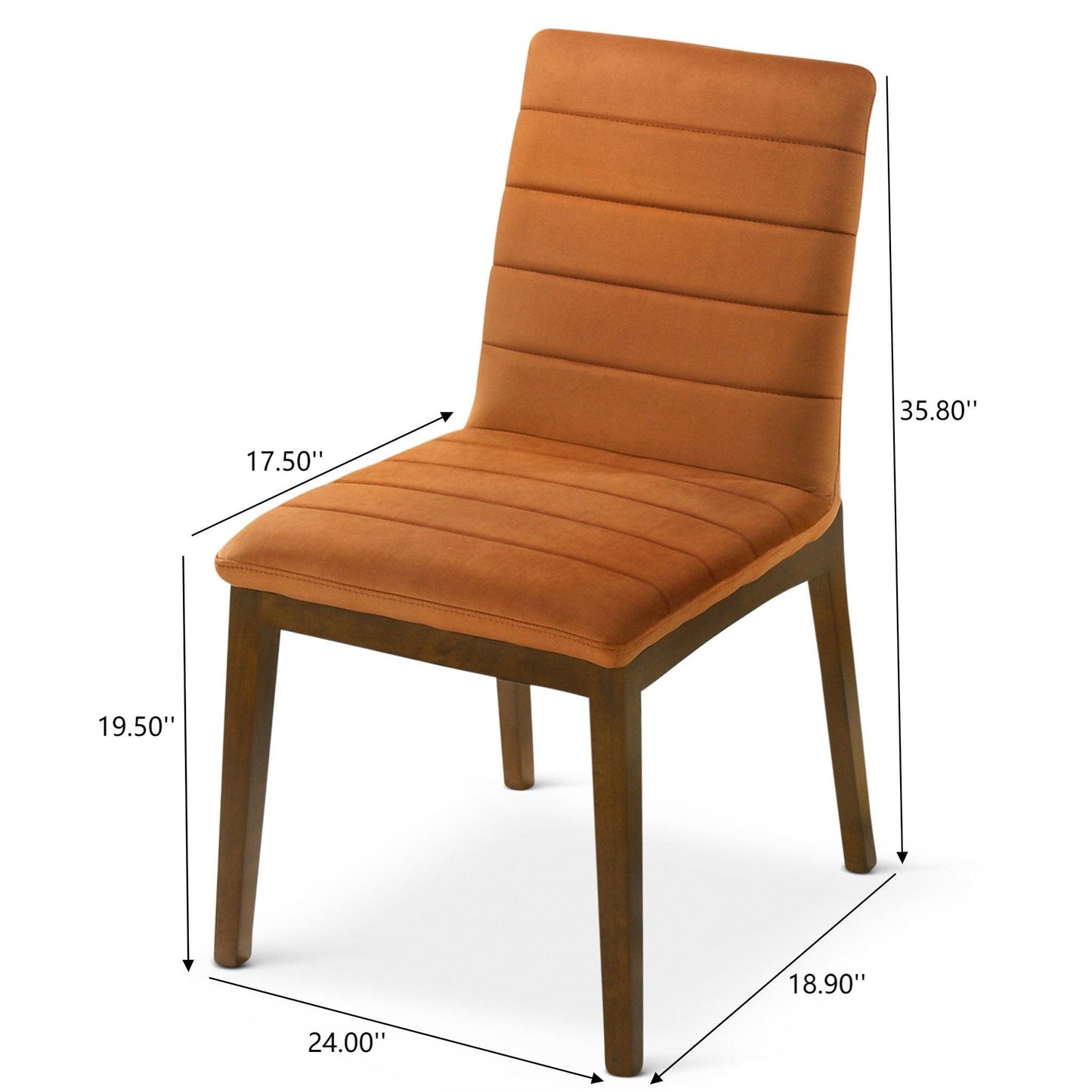 Ines - Modern Dining Chair (Set of 2) Ashcroft Furniture