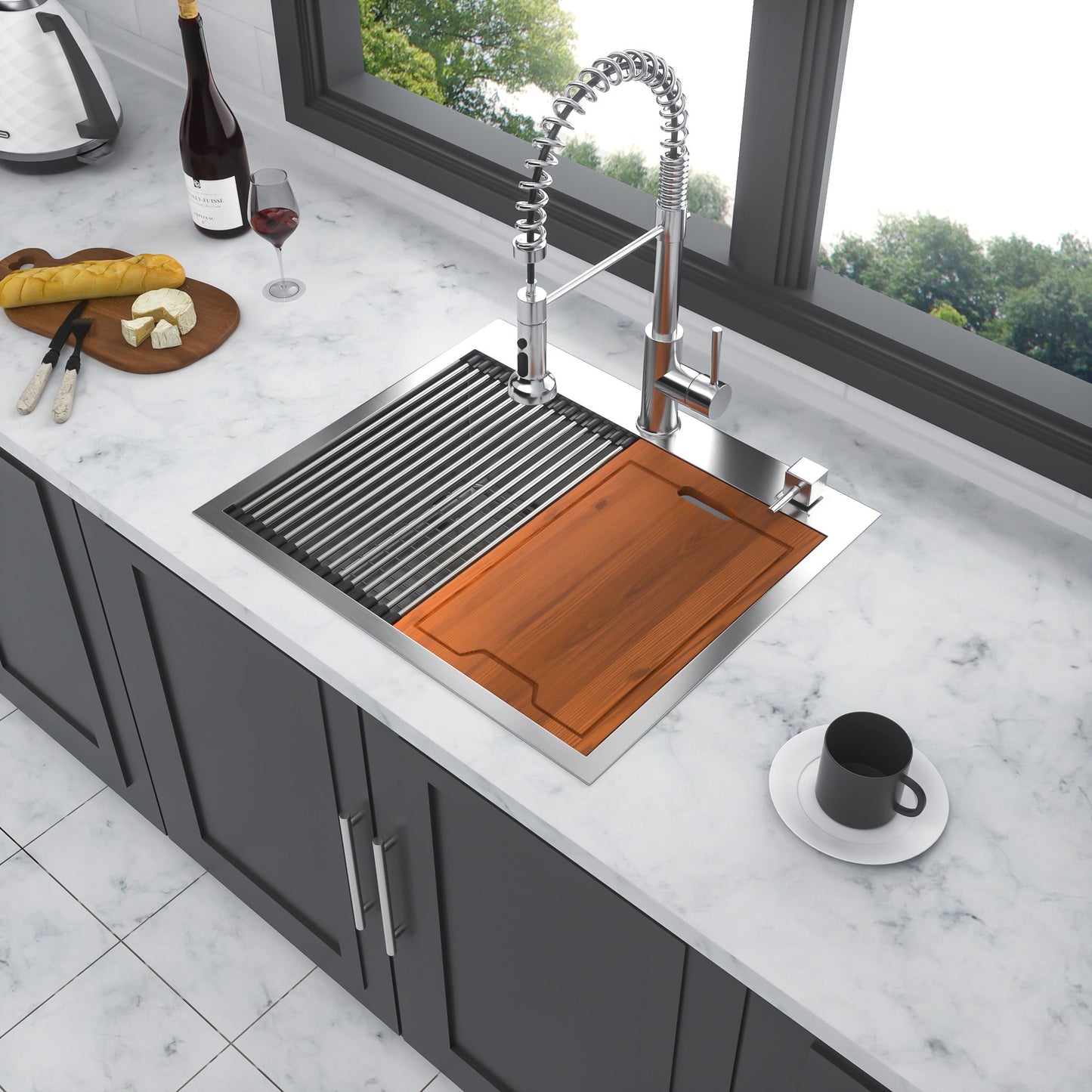 Drop In Kitchen Sink Stainless Steel 16 Gauge Daily Nest