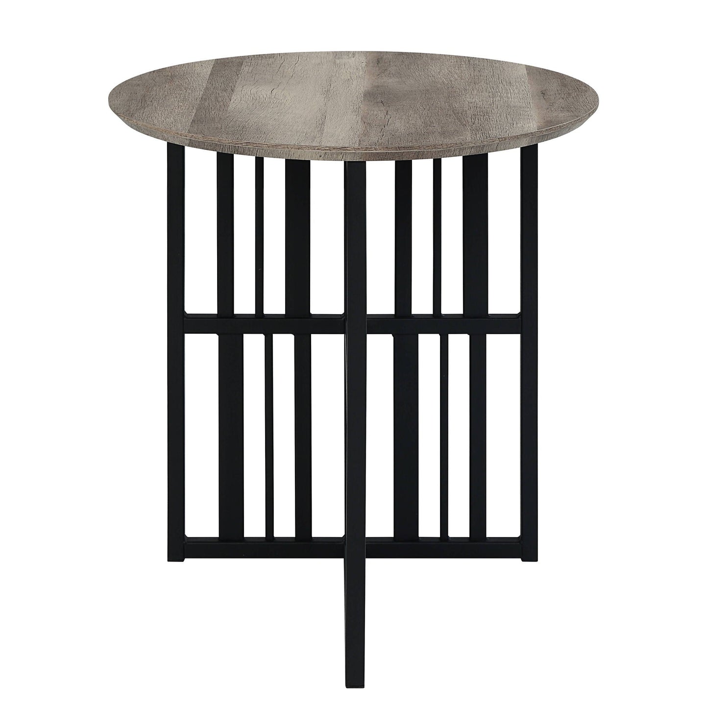 Zudora - End Table - Black / Oak Acme