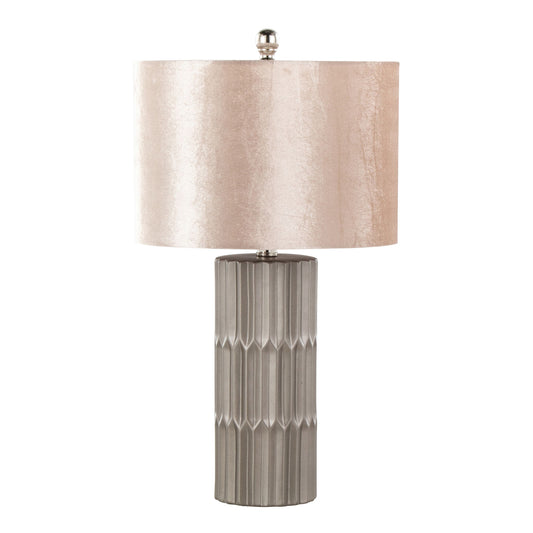 Tania - Contemporary Table Lamp - Brown / Metallic Brown / Champagne Lumi Source