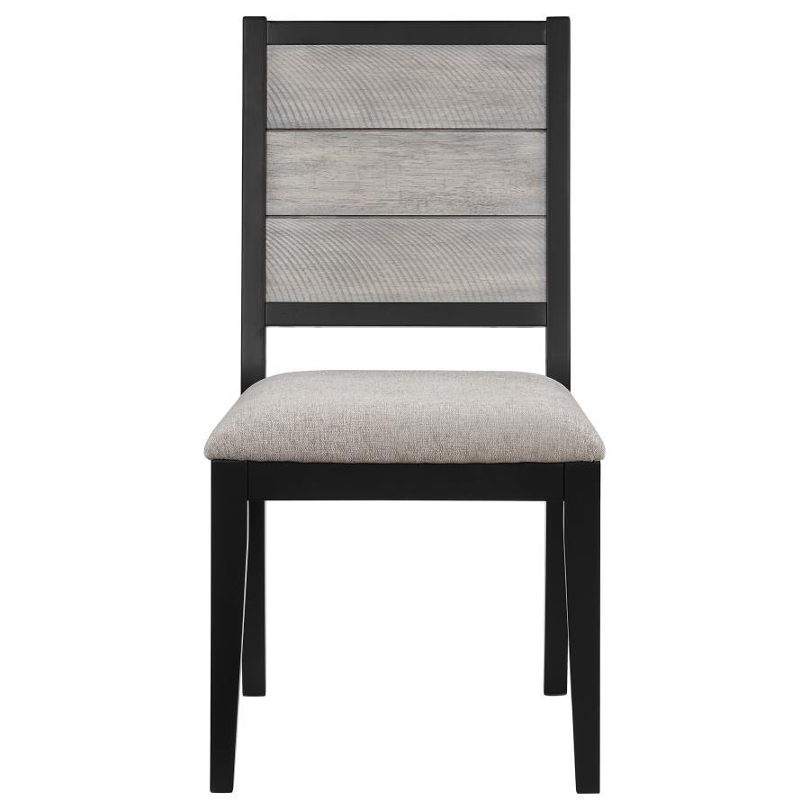 Elodie - Wood Dining Side Chair (Set of 2) - Gray And Black Coaster Fine Furniture