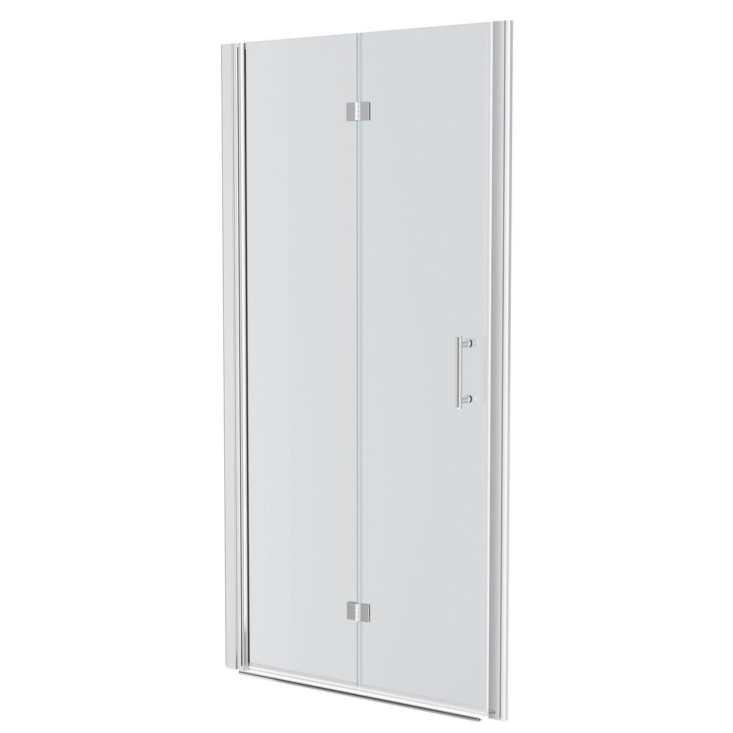 Fold Frameless Shower Door With Tempered Glass Daily Nest