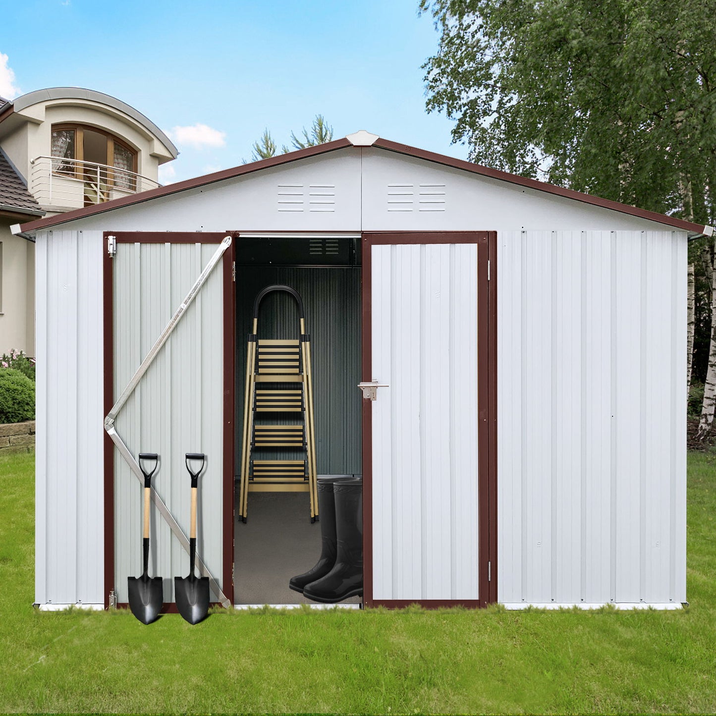10' x 12' Garden Sheds Outdoor Storage Sheds Daily Nest