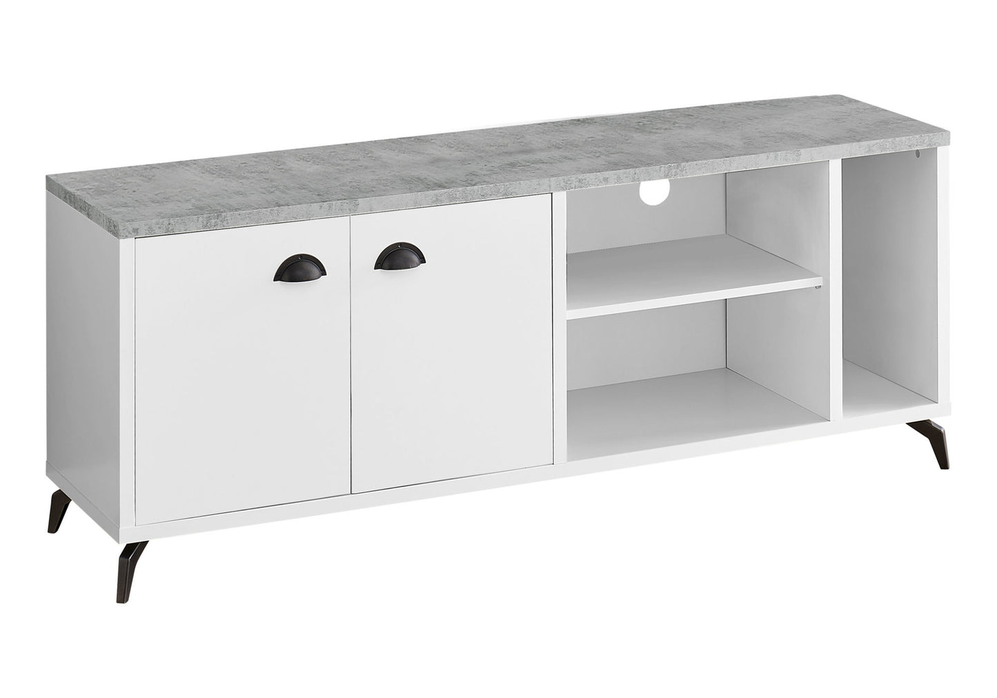 TV Stand, Console, Media Entertainment Center, Storage Cabinet, Contemporary & Modern 8th Street