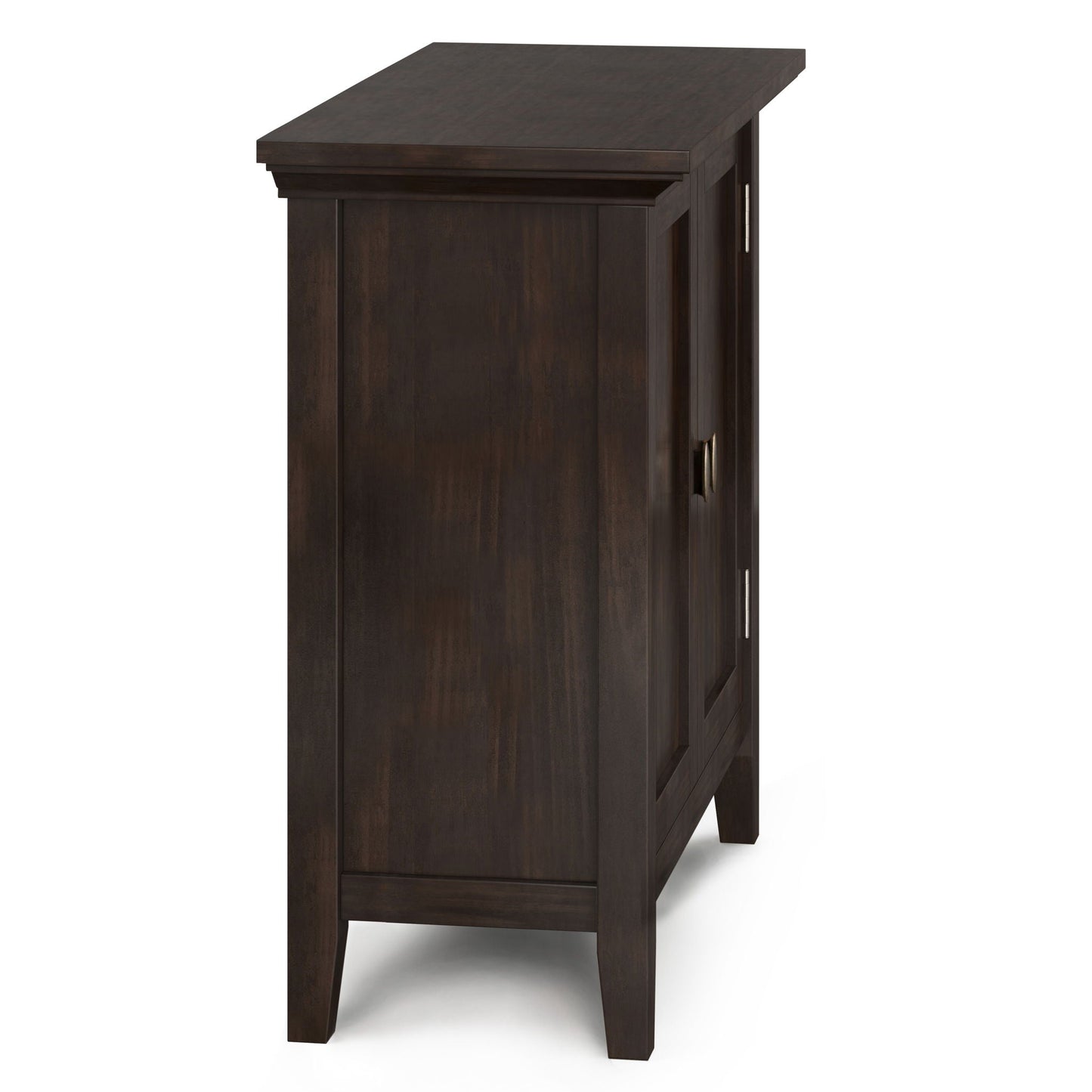 Redmond - Low Storage Cabinet - Brunette Brown Simpli-Home