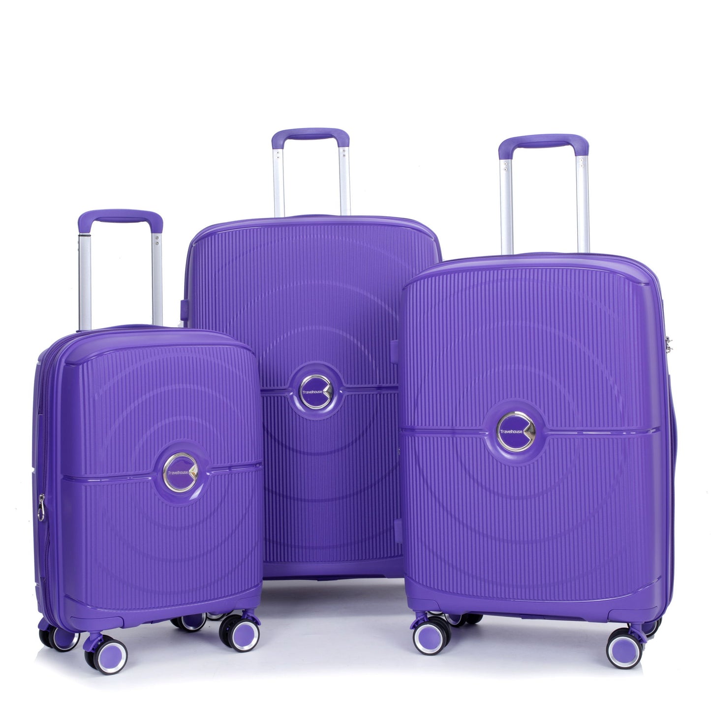Expandable Hardshell Suitcase Double Spinner Wheels Luggage Sets Daily Nest