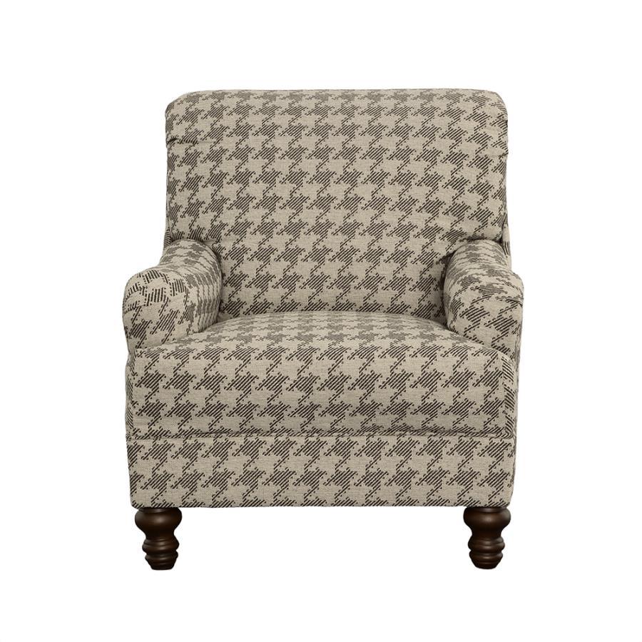 Glenn - Upholstered English Arm Accent Chair CoasterElevations