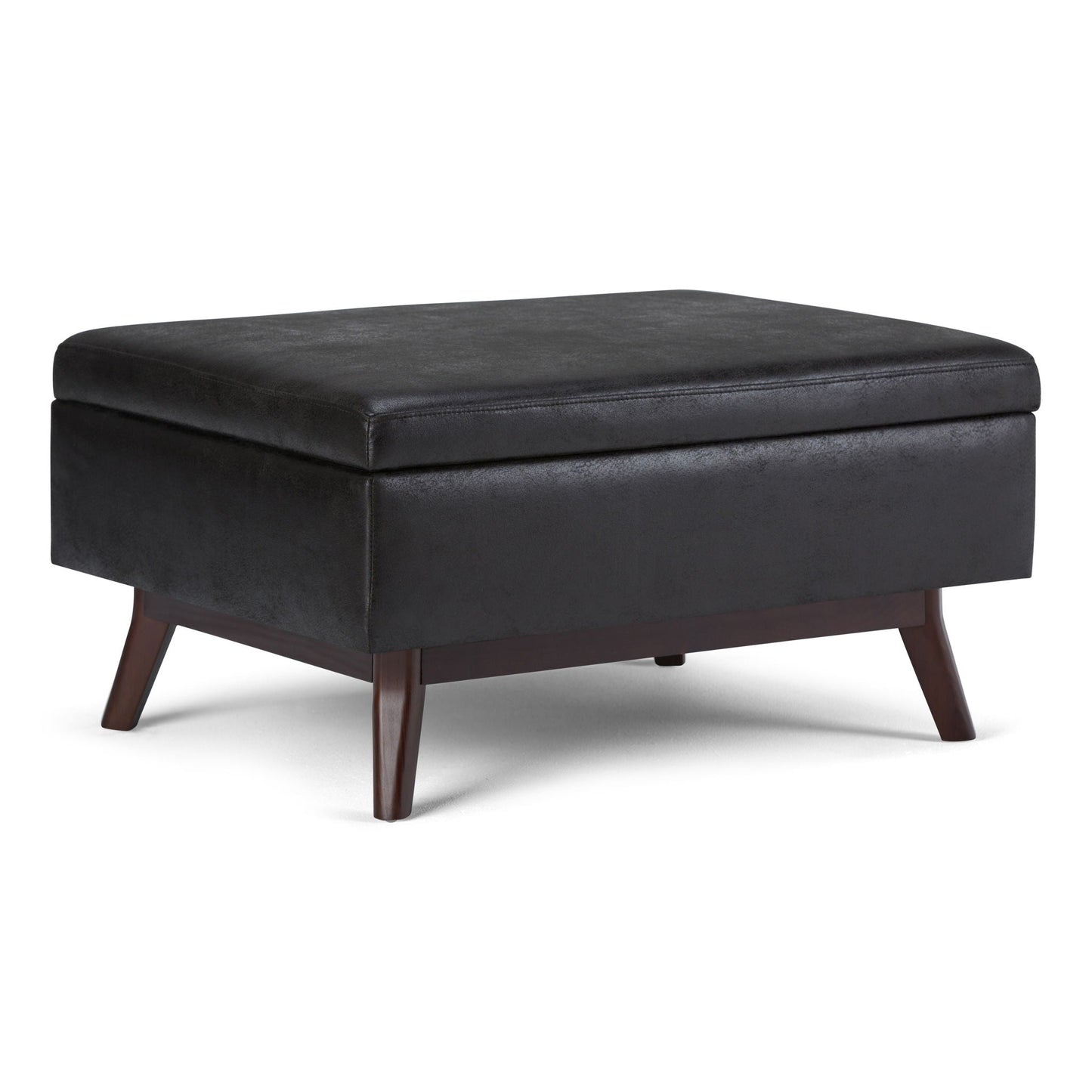 Owen - Upholstered Rectangular Storage Ottoman Simpli-Home