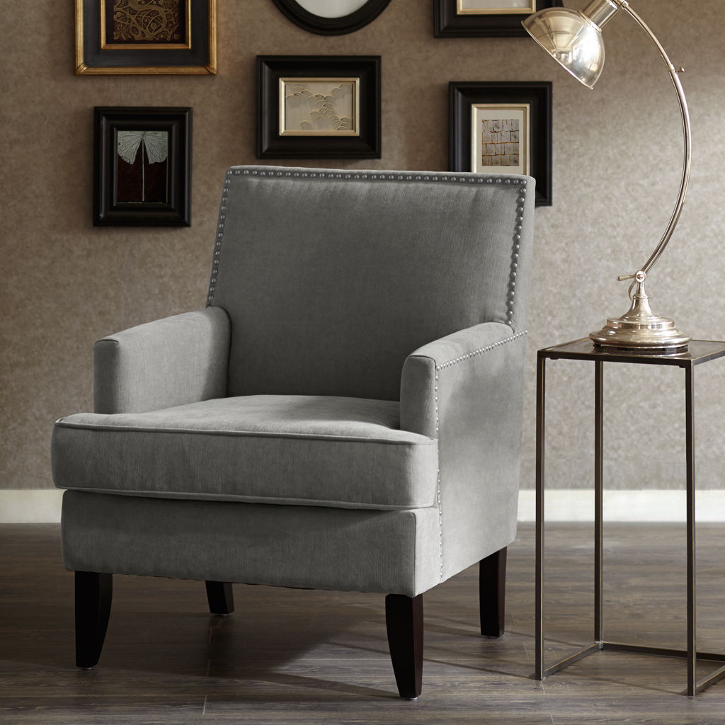 Colton - Track Arm Club Chair - Gray Madison Park