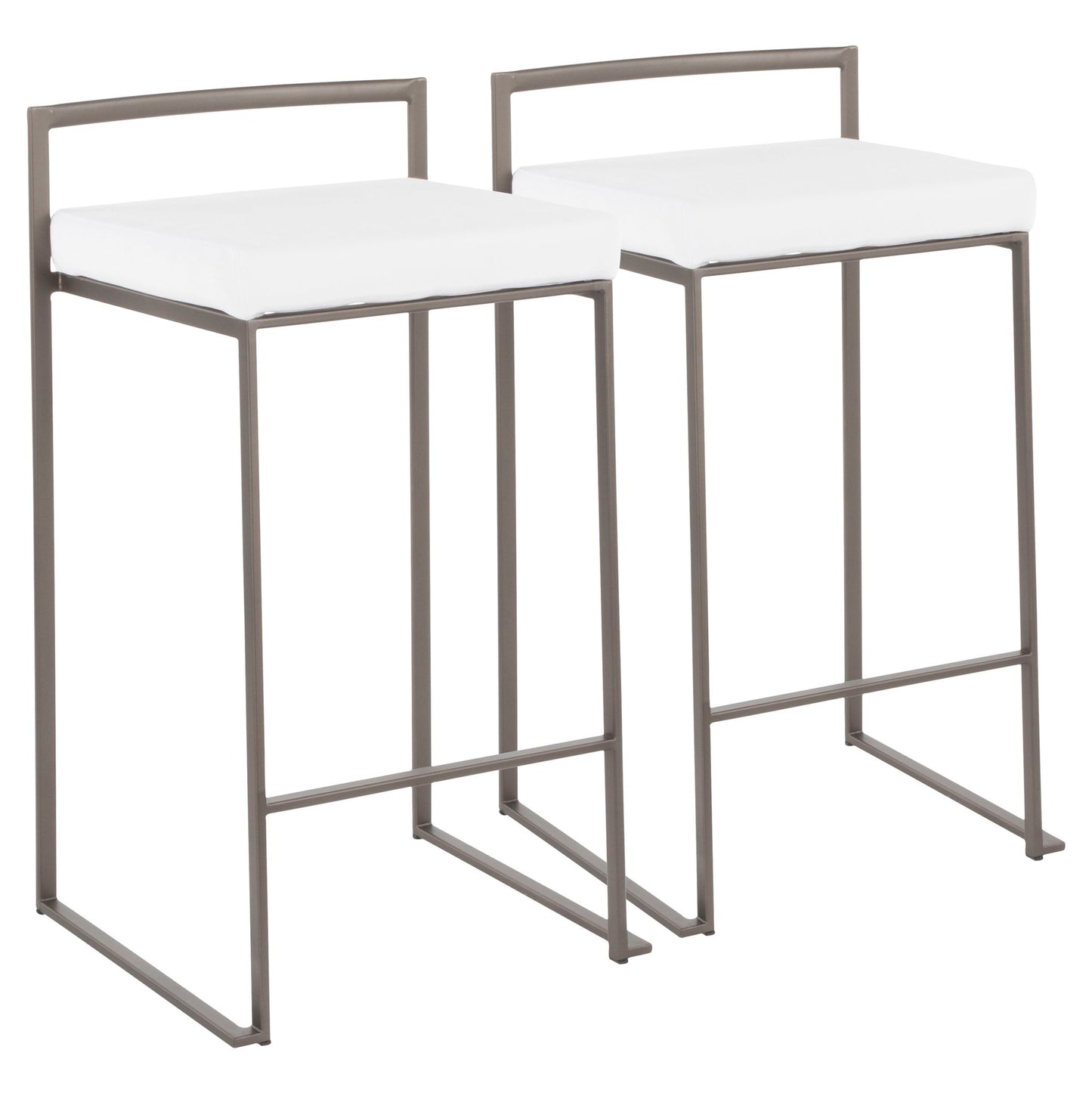 Fuji - Industrial Stackable Counter Stool Elegant Design Lumi Source