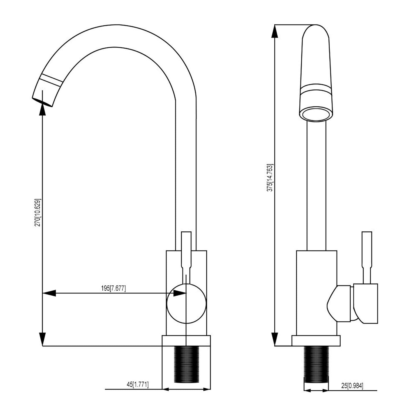 Modern Kitchen Sink Faucet With Single Handle Daily Nest
