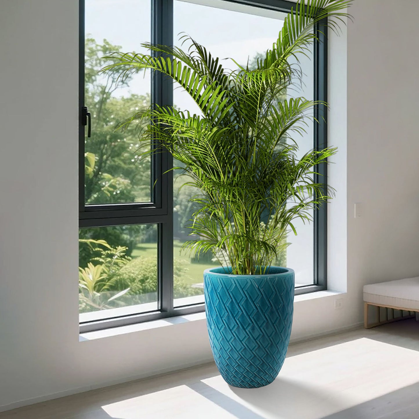 Ceramic Flowerpot, Planter For Patio, Garden, Windowsill Daily Nest
