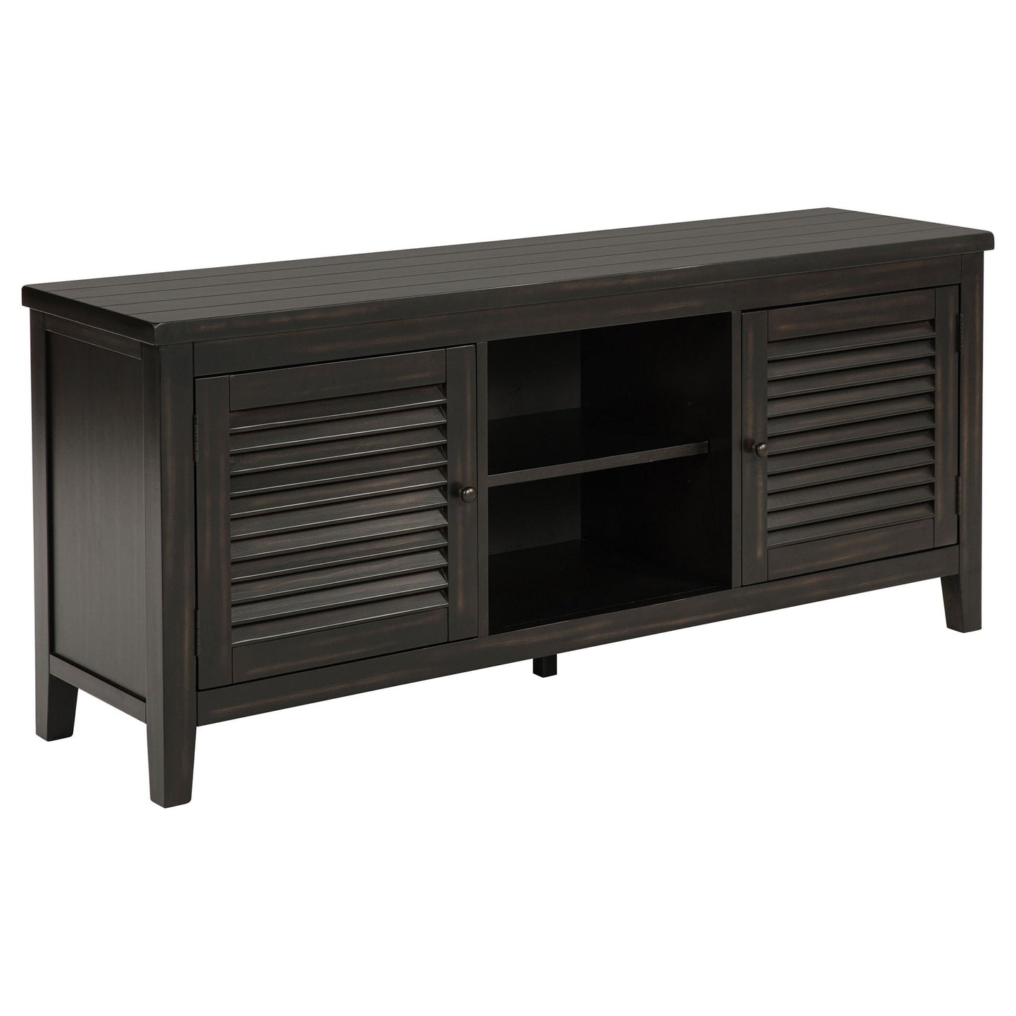 Concord - 2-Door TV Stand Console - Distressed Java Coaster Fine Furniture