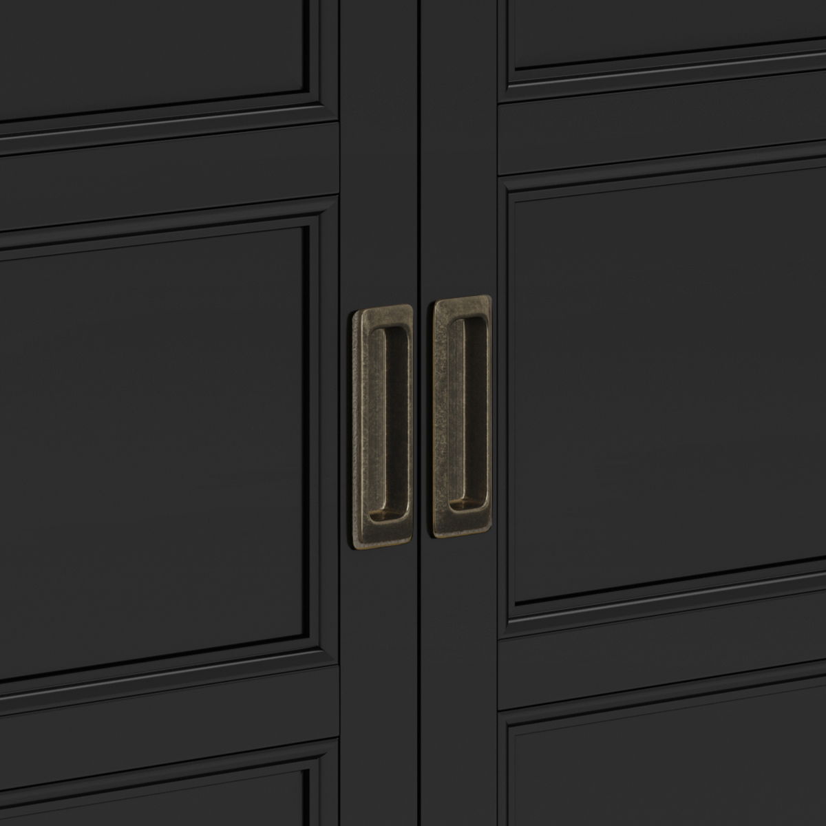 Burlington - Handcrafted Low Storage Cabinet Simpli-Home