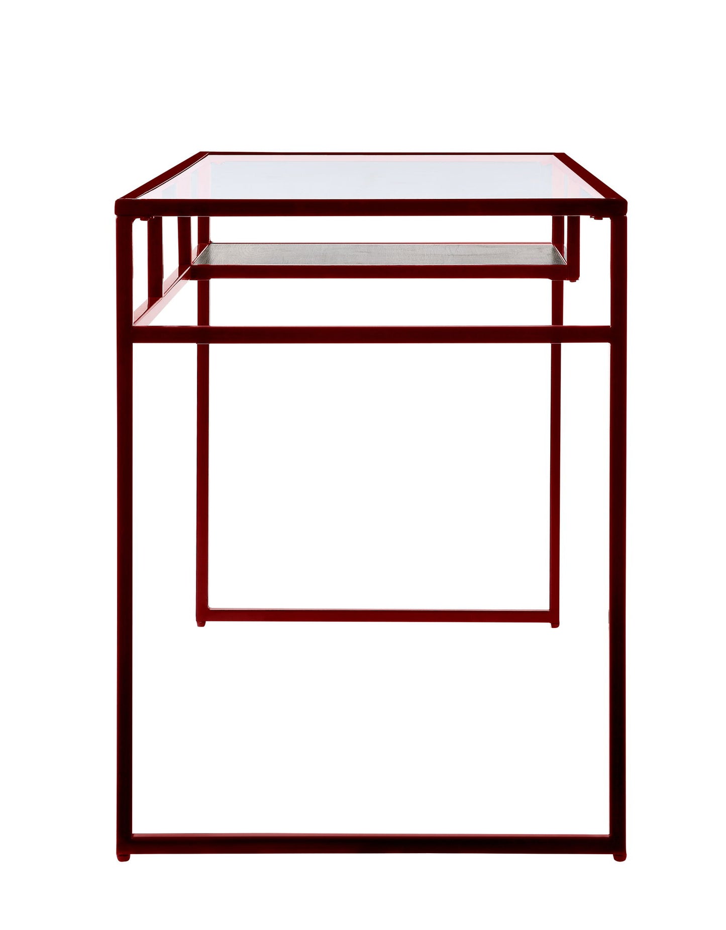 Yasin - Glass Top Writing Desk Acme