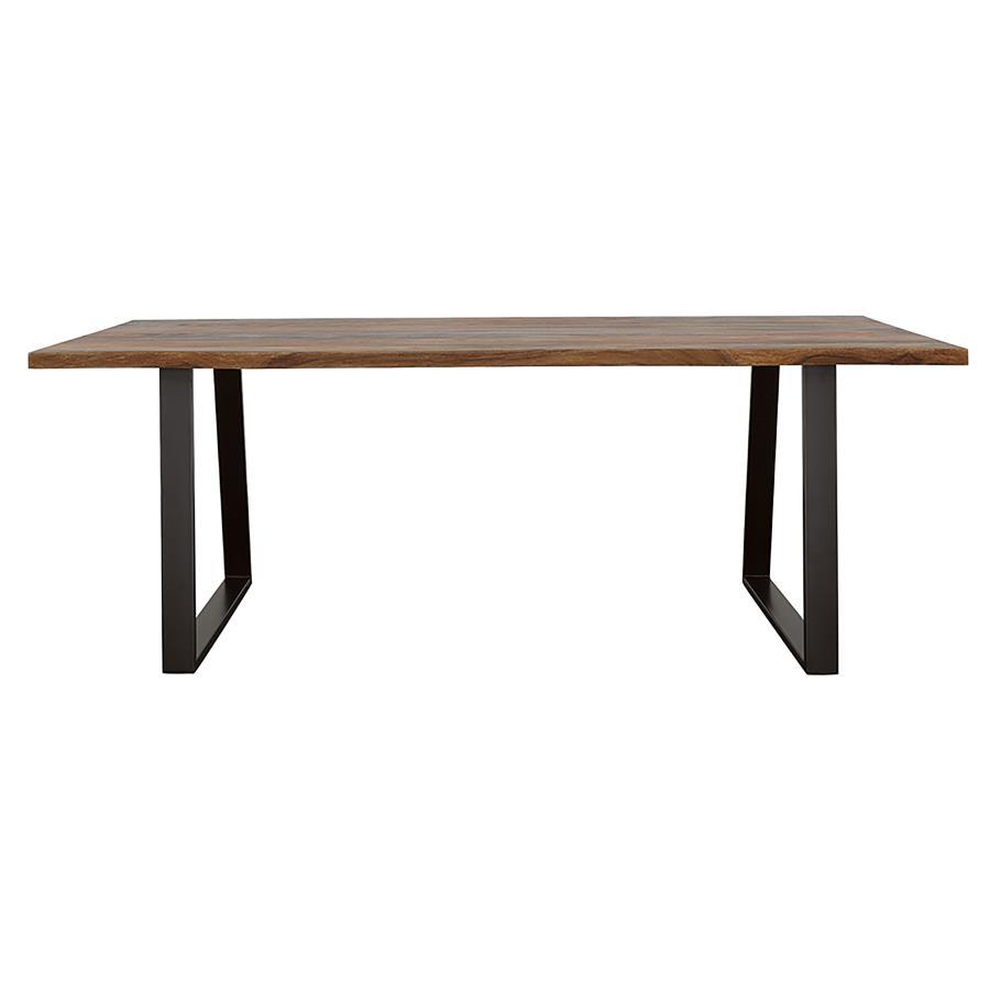 Ditman - Live Edge Dining Table - Gray Sheesham CoasterElevations