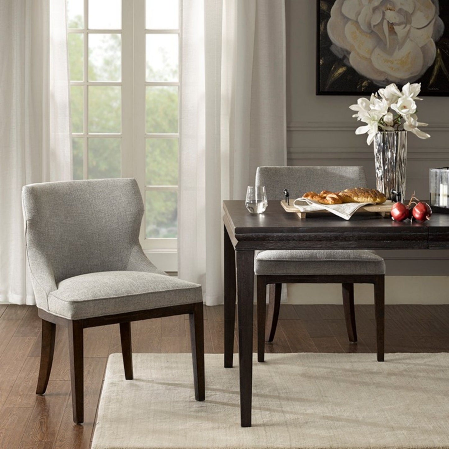 Hutton - Dining Side Chair (Set of 2) - Gray JLA