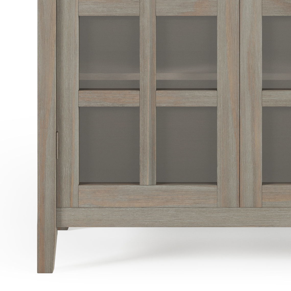 Acadian - Medium Storage Cabinet, Handcrafted Simpli-Home