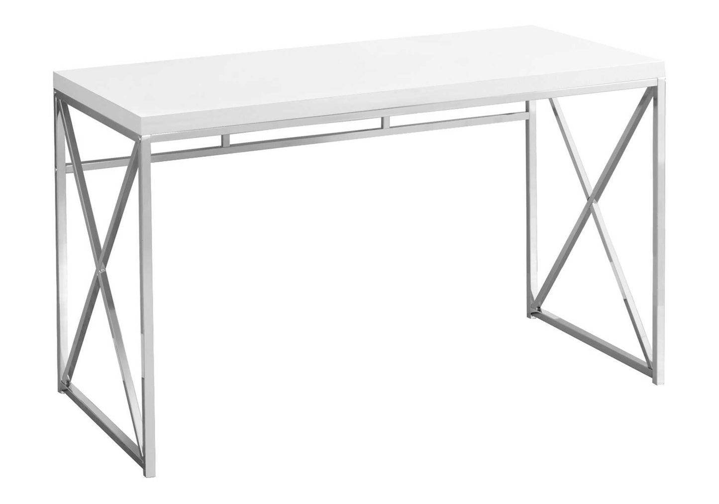 Computer Desk For Home Office, Laptop, Glossy Contemporary & Modern 8th Street