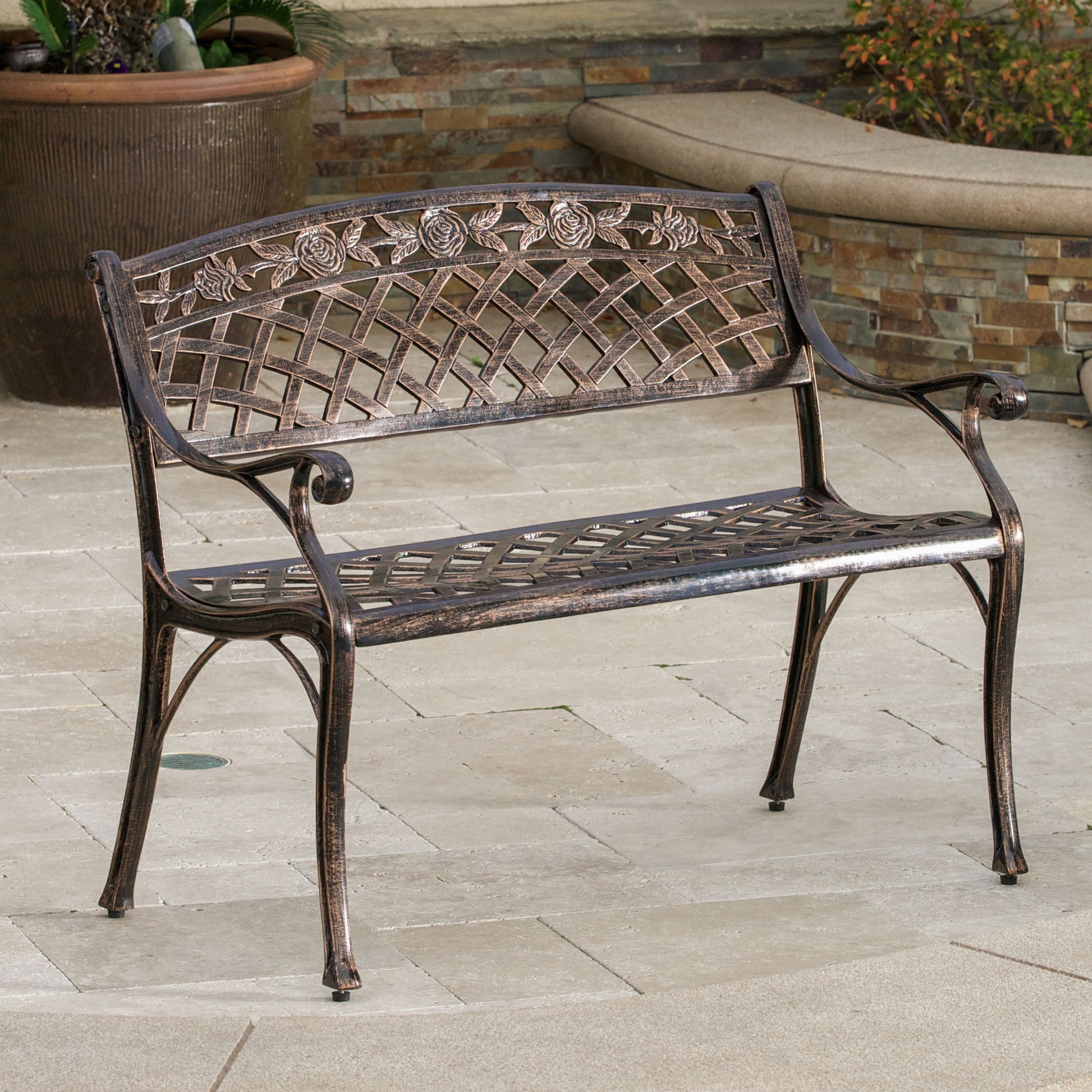 Tahoe - Cast Bench - Copper Noble House